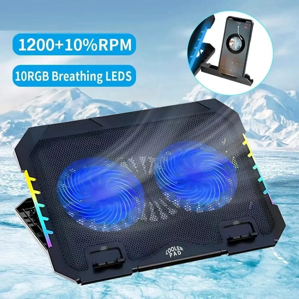 S900 RGB Gaming Laptop Cooler