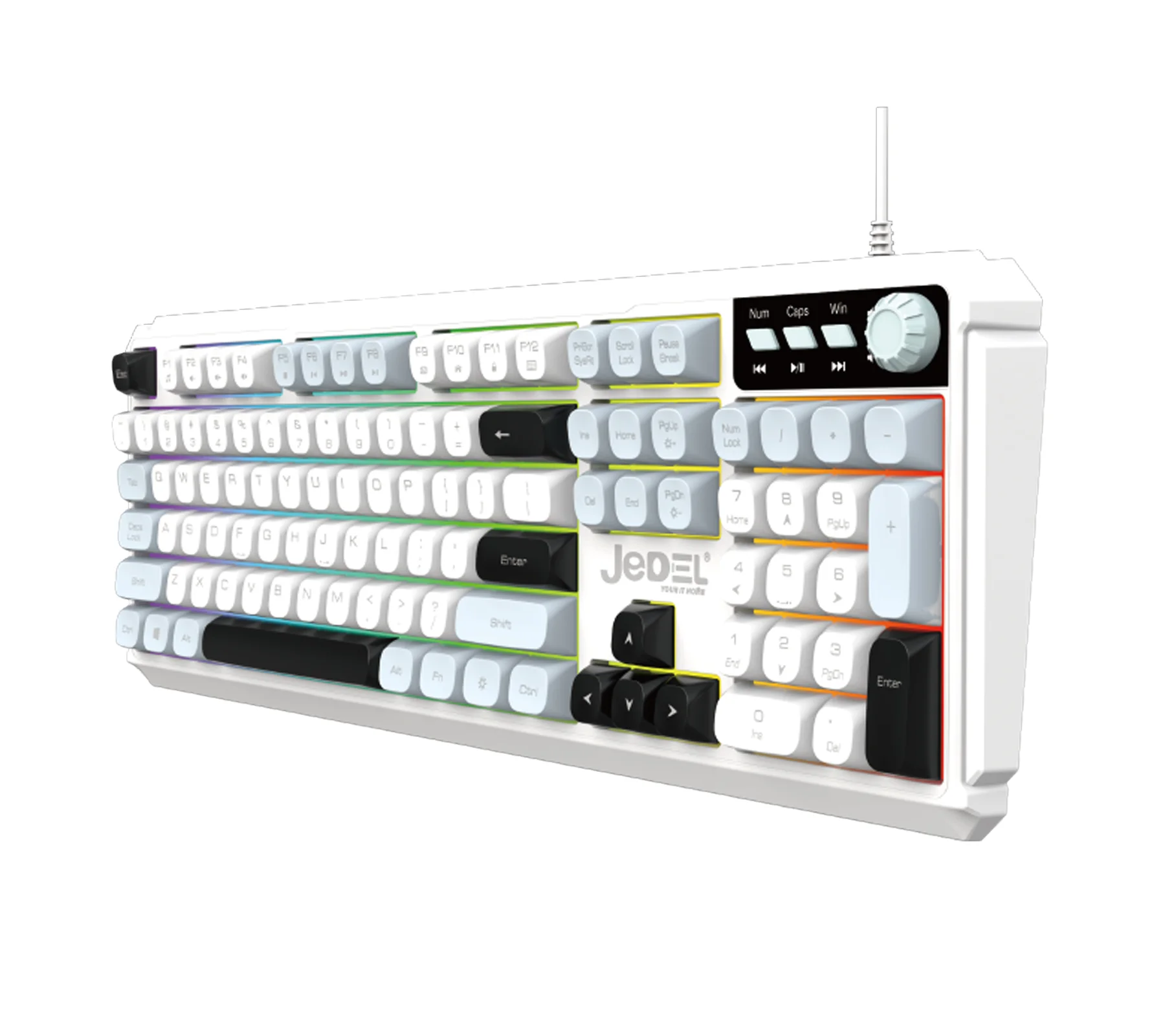 Jedel K511 Wired Membrane Gaming Keyboard